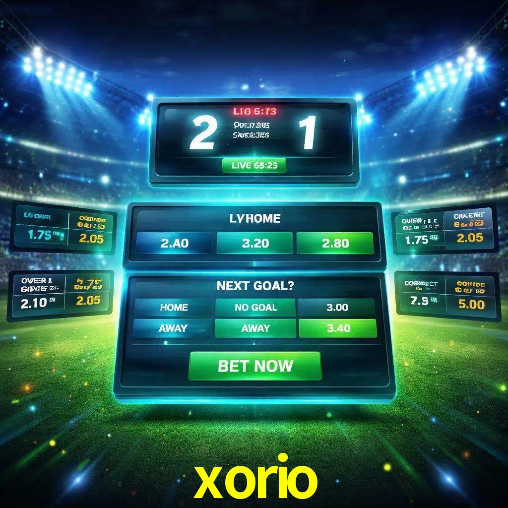 Vista de apuestas en vivo xorio durante un partido en curso