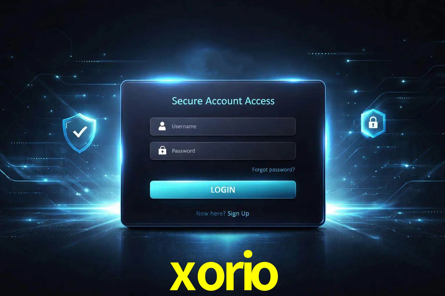 Pantalla de inicio de sesión de cuenta xorio para usuarios en México